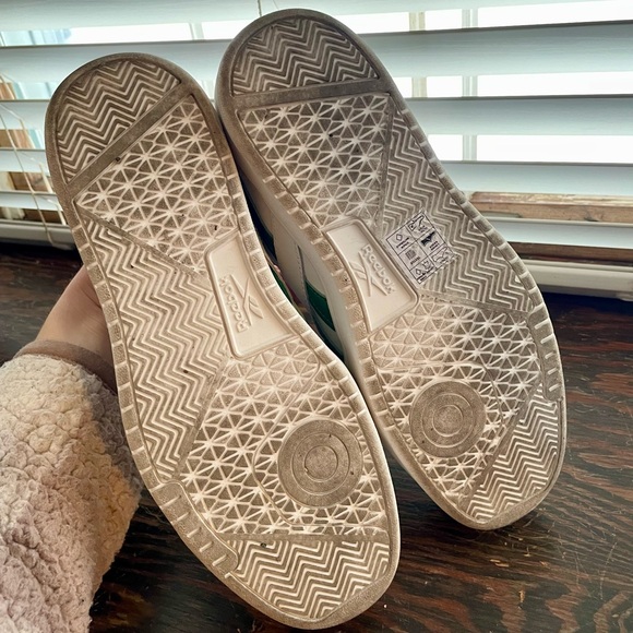 Reebok Classic White and Green Shoes - Picture 5 of 5